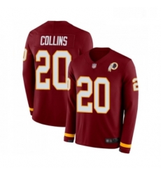 Youth Washington Redskins 20 Landon Collins Limited Burgundy Therma Long Sleeve Football Jersey Youth Washington Redskins 20 Landon Collins Limited Burgundy Therma Long Sleeve Football Jersey