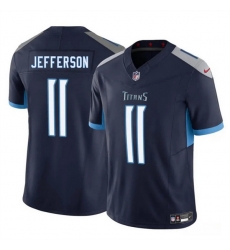 Men Tennessee Titans 11 Van Jefferson Navy 2025 F U S E Vapor Limited Stitched Football Jersey Men Tennessee Titans 11 Van Jefferson Navy 2025 F U S E Vapor Limited Stitched Football Jersey