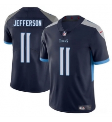 Men Tennessee Titans 11 Van Jefferson Navy 2025 Vapor Untouchable Stitched Jersey Men Tennessee Titans 11 Van Jefferson Navy 2025 Vapor Untouchable Stitched Jersey