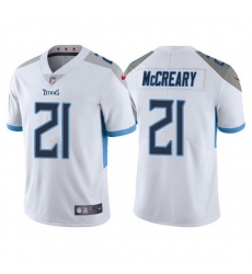 Men Tennessee Titans 21 Roger McCreary White Vapor Untouchable Stitched jersey Men Tennessee Titans 21 Roger McCreary White Vapor Untouchable Stitched jersey