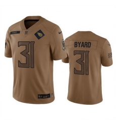 Men Tennessee Titans 31 Kevin Byard 2023 Brown Salute To Service Stitched Football Jersey Men Tennessee Titans 31 Kevin Byard 2023 Brown Salute To Service Stitched Football Jersey
