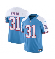 Men Tennessee Titans 31 Kevin Byard Blue White 2023 F U S E Vapor Limited Throwback Stitched Football Jersey Men Tennessee Titans 31 Kevin Byard Blue White 2023 F U S E Vapor Limited Throwback Stitched Football Jersey