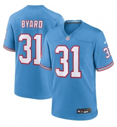 Men Tennessee Titans 31 Kevin Byard Light Blue Throwback Player Stitched Game Jersey Men Tennessee Titans 31 Kevin Byard Light Blue Throwback Player Stitched Game Jersey