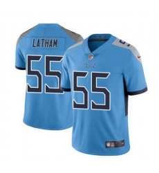Men Tennessee Titans 55 JC Latham Blue 2024 Draft Vapor Limited Stitched Football Jersey Men Tennessee Titans 55 JC Latham Blue 2024 Draft Vapor Limited Stitched Football Jersey