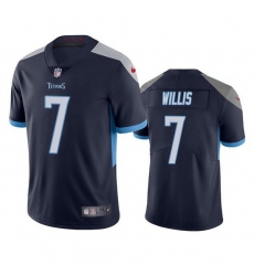 Men Tennessee Titans 7 Malik Willis Navy Vapor Untouchable Stitched jersey Men Tennessee Titans 7 Malik Willis Navy Vapor Untouchable Stitched jersey