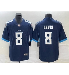 Men Tennessee Titans 8 Will Levis Navy Vapor Untouchable Stitched Jersey Men Tennessee Titans 8 Will Levis Navy Vapor Untouchable Stitched Jersey