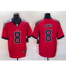 Men Tennessee Titans 8 Will Levis Red Vapor Untouchable Stitched Jersey Men Tennessee Titans 8 Will Levis Red Vapor Untouchable Stitched Jersey