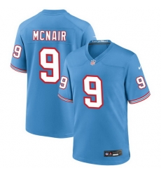 Men Tennessee Titans 9 Steve McNair Blue Vapor Untouchable Stitched Jersey Men Tennessee Titans 9 Steve McNair Blue Vapor Untouchable Stitched Jersey