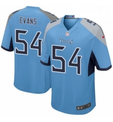 Mens Nike Tennessee Titans 54 Rashaan Evans Game Light Blue Alternate NFL Jersey Mens Nike Tennessee Titans 54 Rashaan Evans Game Light Blue Alternate NFL Jersey