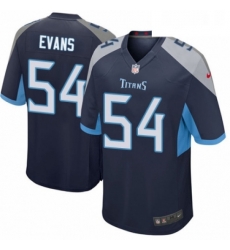 Mens Nike Tennessee Titans 54 Rashaan Evans Game Navy Blue Team Color NFL Jersey Mens Nike Tennessee Titans 54 Rashaan Evans Game Navy Blue Team Color NFL Jersey
