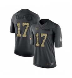 Mens Tennessee Titans 17 Ryan Tannehill Limited Black 2016 Salute to Service Football Jersey Mens Tennessee Titans 17 Ryan Tannehill Limited Black 2016 Salute to Service Football Jersey