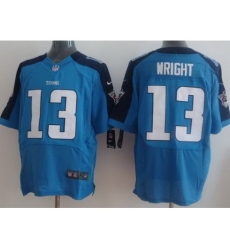 Nike Tennessee Titans 13 Kendall Wright Light Blue Elite Nike NFL Jersey Nike Tennessee Titans 13 Kendall Wright Light Blue Elite Nike NFL Jersey