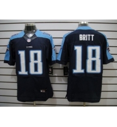 Nike Tennessee Titans 18 Kenny Britt Dark Blue Elite NFL Jersey Nike Tennessee Titans 18 Kenny Britt Dark Blue Elite NFL Jersey