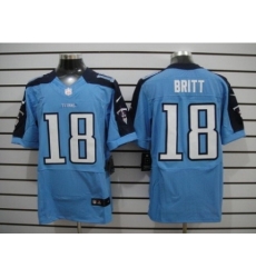 Nike Tennessee Titans 18 Kenny Britt Light Blue Elite NFL Jersey Nike Tennessee Titans 18 Kenny Britt Light Blue Elite NFL Jersey
