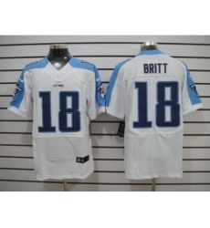 Nike Tennessee Titans 18 Kenny Britt White Elite NFL Jersey Nike Tennessee Titans 18 Kenny Britt White Elite NFL Jersey