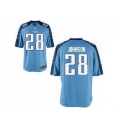 Nike Tennessee Titans 28 Chris Johnson Light Blue Game NFL Jersey Nike Tennessee Titans 28 Chris Johnson Light Blue Game NFL Jersey