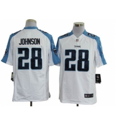 Nike Tennessee Titans 28 Chris Johnson White Game Jersey Nike Tennessee Titans 28 Chris Johnson White Game Jersey