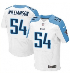Nike Tennessee Titans #54 Avery Williamson White Mens Stitched NFL Elite Jersey Nike Tennessee Titans #54 Avery Williamson White Mens Stitched NFL Elite Jersey