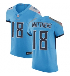 Nike Titans #18 Rishard Matthews Light Blue Team Color Mens Stitched NFL Vapor Untouchable Elite Jersey Nike Titans #18 Rishard Matthews Light Blue Team Color Mens Stitched NFL Vapor Untouchable Elite Jersey