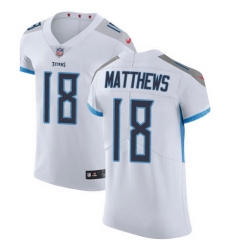 Nike Titans #18 Rishard Matthews White Mens Stitched NFL Vapor Untouchable Elite Jersey Nike Titans #18 Rishard Matthews White Mens Stitched NFL Vapor Untouchable Elite Jersey