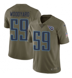 Nike Titans #59 Wesley Woodyard Olive Mens Stitched NFL Limited 2017 Salute to Service Jersey Nike Titans #59 Wesley Woodyard Olive Mens Stitched NFL Limited 2017 Salute to Service Jersey