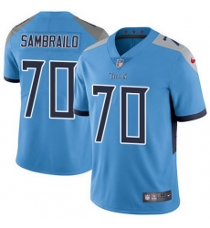 Nike Titans 70 Ty Sambrailo Light Blue Alternate Men Stitched NFL Vapor Untouchable Limited Jersey Nike Titans 70 Ty Sambrailo Light Blue Alternate Men Stitched NFL Vapor Untouchable Limited Jersey