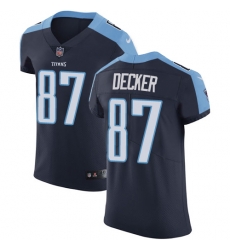 Nike Titans #87 Eric Decker Navy Blue Alternate Mens Stitched NFL Vapor Untouchable Elite Jersey Nike Titans #87 Eric Decker Navy Blue Alternate Mens Stitched NFL Vapor Untouchable Elite Jersey