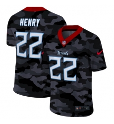Tennessee Titans 22 Derrick Henry Men Nike 2020 Black CAMO Vapor Untouchable Limited Stitched NFL Jersey Tennessee Titans 22 Derrick Henry Men Nike 2020 Black CAMO Vapor Untouchable Limited Stitched NFL Jersey