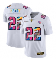 Tennessee Titans 22 Derrick Henry Men White Nike Multi Color 2020 NFL Crucial Catch Limited NFL Jersey Tennessee Titans 22 Derrick Henry Men White Nike Multi Color 2020 NFL Crucial Catch Limited NFL Jersey