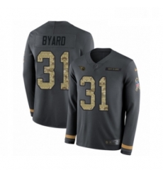Youth Nike Tennessee Titans 31 Kevin Byard Limited Black Salute to Service Therma Long Sleeve NFL Jersey Youth Nike Tennessee Titans 31 Kevin Byard Limited Black Salute to Service Therma Long Sleeve NFL Jersey