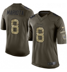 Youth Nike Tennessee Titans 8 Marcus Mariota Elite Green Salute to Service NFL Jersey Youth Nike Tennessee Titans 8 Marcus Mariota Elite Green Salute to Service NFL Jersey