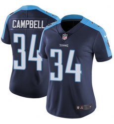 Nike Titans #34 Earl Campbell Navy Blue Alternate Womens Stitched NFL Vapor Untouchable Limited Jersey Nike Titans #34 Earl Campbell Navy Blue Alternate Womens Stitched NFL Vapor Untouchable Limited Jersey