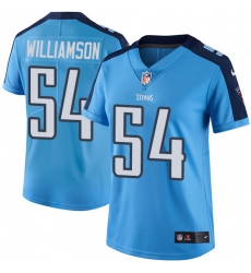 Nike Titans #54 Avery Williamson Light Blue Womens Stitched NFL Limited Rush Jersey Nike Titans #54 Avery Williamson Light Blue Womens Stitched NFL Limited Rush Jersey