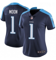 Womens Nike Tennessee Titans 1 Warren Moon Elite Navy Blue Alternate NFL Jersey Womens Nike Tennessee Titans 1 Warren Moon Elite Navy Blue Alternate NFL Jersey