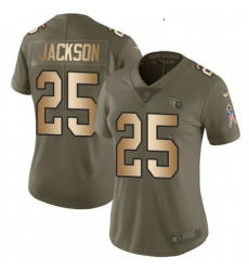 Womens Nike Tennessee Titans 25 Adoree Jackson Limited OliveGold 2017 Salute to Service NFL Jersey Womens Nike Tennessee Titans 25 Adoree Jackson Limited OliveGold 2017 Salute to Service NFL Jersey