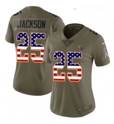 Womens Nike Tennessee Titans 25 Adoree Jackson Limited OliveUSA Flag 2017 Salute to Service NFL Jersey Womens Nike Tennessee Titans 25 Adoree Jackson Limited OliveUSA Flag 2017 Salute to Service NFL Jersey