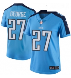 Womens Nike Tennessee Titans 27 Eddie George Elite Light Blue Team Color NFL Jersey Womens Nike Tennessee Titans 27 Eddie George Elite Light Blue Team Color NFL Jersey