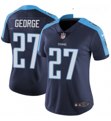 Womens Nike Tennessee Titans 27 Eddie George Elite Navy Blue Alternate NFL Jersey Womens Nike Tennessee Titans 27 Eddie George Elite Navy Blue Alternate NFL Jersey