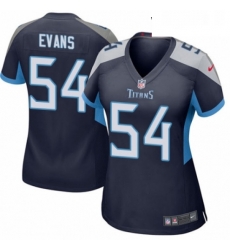 Womens Nike Tennessee Titans 54 Rashaan Evans Game Navy Blue Team Color NFL Jersey Womens Nike Tennessee Titans 54 Rashaan Evans Game Navy Blue Team Color NFL Jersey