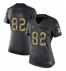 Womens Nike Tennessee Titans 82 Delanie Walker Limited Black 2016 Salute to Service NFL Jersey Womens Nike Tennessee Titans 82 Delanie Walker Limited Black 2016 Salute to Service NFL Jersey