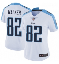 Womens Nike Tennessee Titans 82 Delanie Walker White Vapor Untouchable Limited Player NFL Jersey Womens Nike Tennessee Titans 82 Delanie Walker White Vapor Untouchable Limited Player NFL Jersey