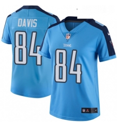 Womens Nike Tennessee Titans 84 Corey Davis Limited Light Blue Rush Vapor Untouchable NFL Jersey Womens Nike Tennessee Titans 84 Corey Davis Limited Light Blue Rush Vapor Untouchable NFL Jersey