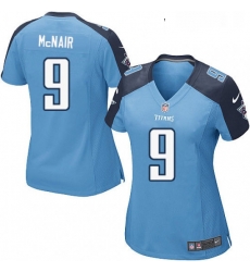 Womens Nike Tennessee Titans 9 Steve McNair Game Light Blue Team Color NFL Jersey Womens Nike Tennessee Titans 9 Steve McNair Game Light Blue Team Color NFL Jersey