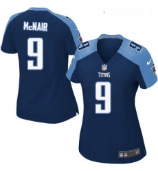 Womens Nike Tennessee Titans 9 Steve McNair Game Navy Blue Alternate NFL Jersey Womens Nike Tennessee Titans 9 Steve McNair Game Navy Blue Alternate NFL Jersey