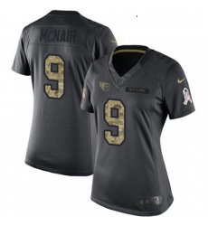 Womens Nike Tennessee Titans 9 Steve McNair Limited Black 2016 Salute to Service NFL Jersey Womens Nike Tennessee Titans 9 Steve McNair Limited Black 2016 Salute to Service NFL Jersey