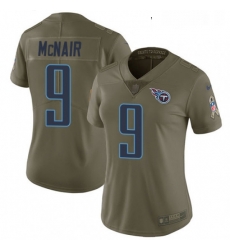 Womens Nike Tennessee Titans 9 Steve McNair Limited Olive 2017 Salute to Service NFL Jersey Womens Nike Tennessee Titans 9 Steve McNair Limited Olive 2017 Salute to Service NFL Jersey