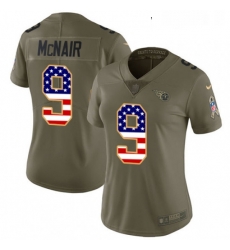 Womens Nike Tennessee Titans 9 Steve McNair Limited OliveUSA Flag 2017 Salute to Service NFL Jersey Womens Nike Tennessee Titans 9 Steve McNair Limited OliveUSA Flag 2017 Salute to Service NFL Jersey