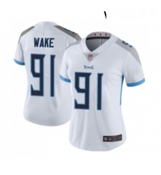 Womens Tennessee Titans 91 Cameron Wake White Vapor Untouchable Limited Player Football Jersey Womens Tennessee Titans 91 Cameron Wake White Vapor Untouchable Limited Player Football Jersey