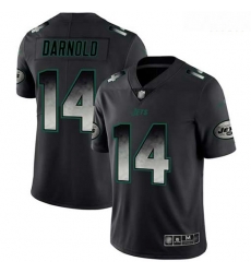 Jets 14 Sam Darnold Black Men Stitched Football Vapor Untouchable Limited Smoke Fashion Jersey Jets 14 Sam Darnold Black Men Stitched Football Vapor Untouchable Limited Smoke Fashion Jersey