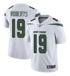 Jets #19 Andre Roberts White Men Stitched Football Vapor Untouchable Limited Jersey Jets #19 Andre Roberts White Men Stitched Football Vapor Untouchable Limited Jersey